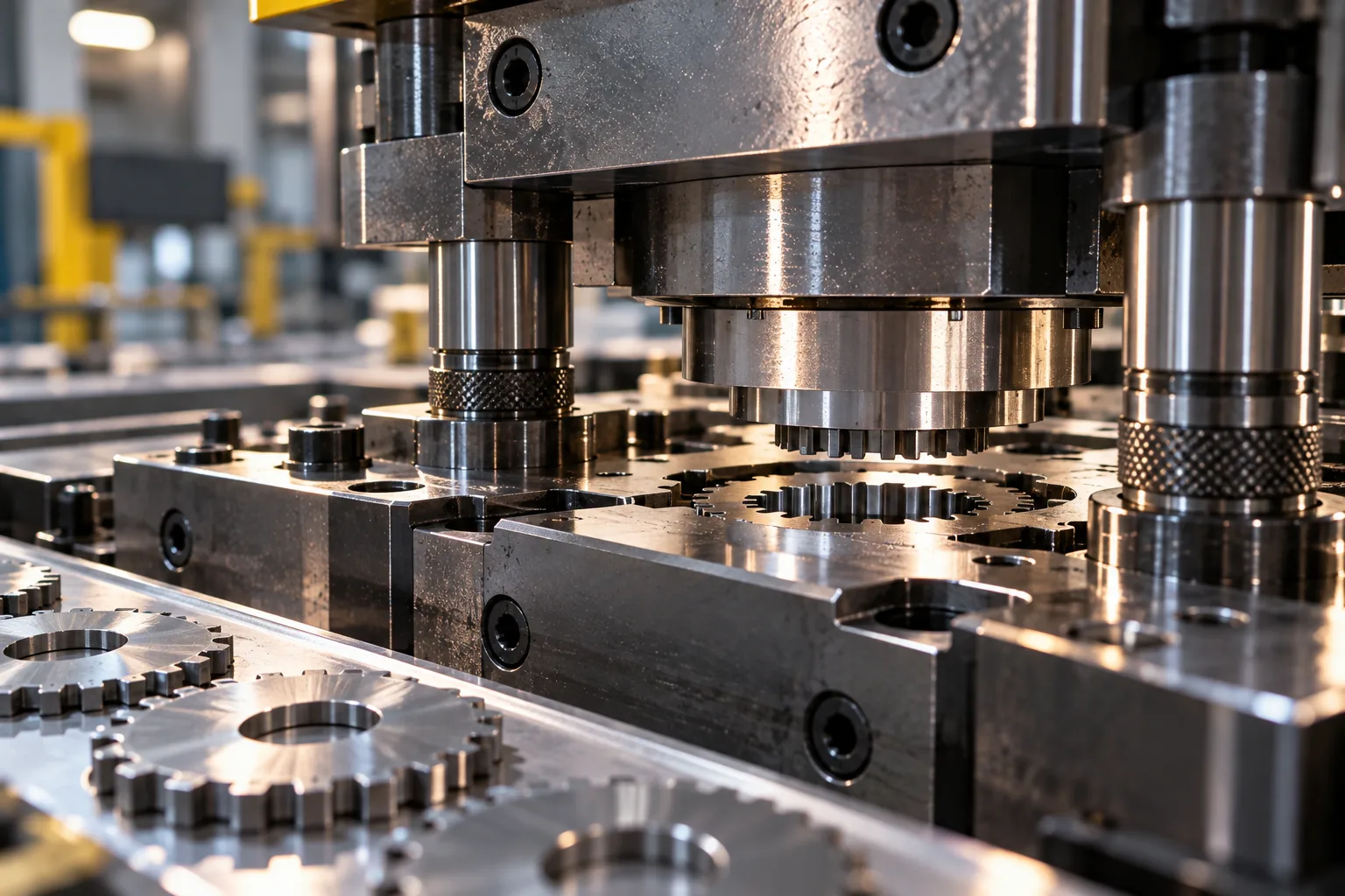 精密冲压模具 — 精冲产生的直角无毛刺剪切面 — WERIX Metal precision sheet metal fabrication 精密冲压模具 — 精冲产生的直角无毛刺剪切面
